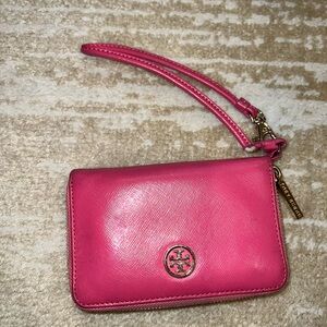 Tory Burch Pink Wristlet